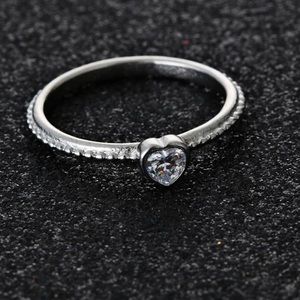 Heart Stainless Steel Dainty Ring